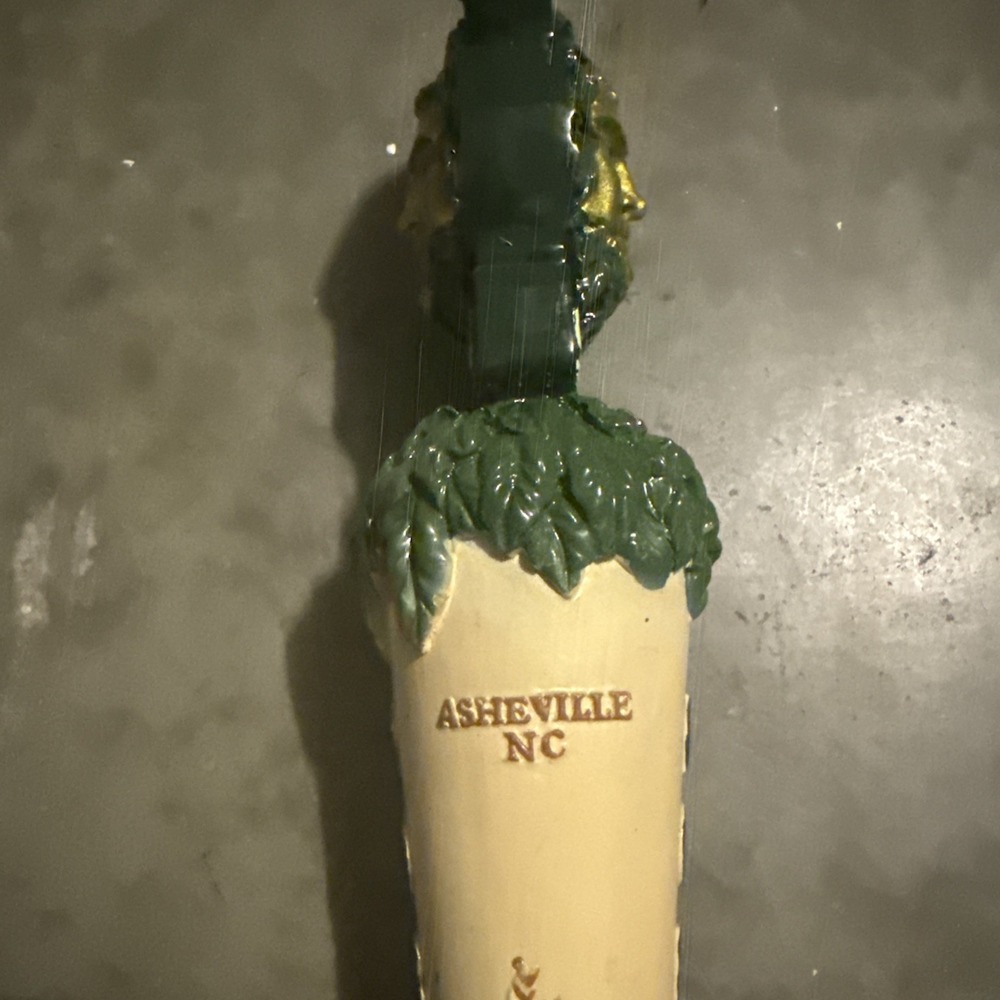 Green Man Brewing Porter Beer Tap Handle Figural Beer Tap Handle - Picture 5 of 8
